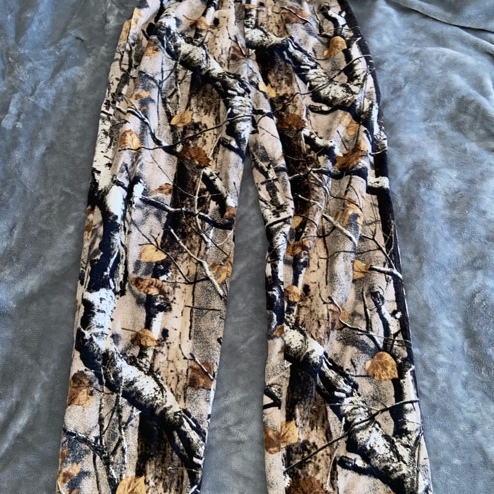Camo print sweatpants